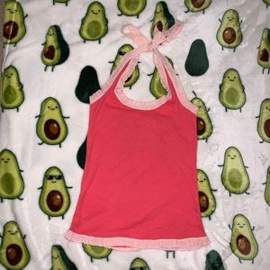 Neon Pink Halter Top